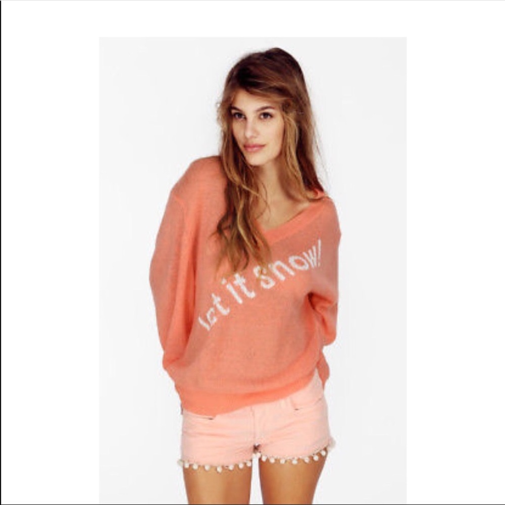 Wildfox “Let It Snow” Sweater